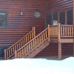 Rustic Log Cabin Decks | Houzz