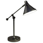 Dale Tiffany - Dale Tiffany SPT18191LED-U Cone, 21.5" 7.5W 1 LED Desk Lamp With USB Charge - This charming metal desk lamp features a modern loCone 21.5 Inch 7.5W  Polished Nickel Meta *UL Approved: YES Energy Star Qualified: n/a ADA Certified: n/a  *Number of Lights: 1-*Wattage:7.5w LED Module bulb(s) *Bulb Included:Yes *Bulb Type:LED Module *Finish Type:Polished Nickel