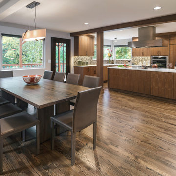 Asian Inspired Modern Kitchen