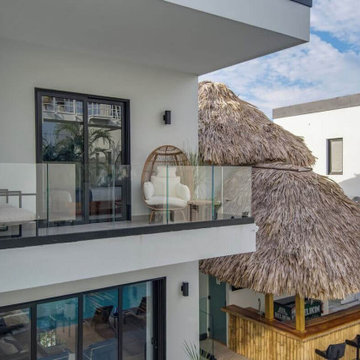 Belize Hurricane-Resistant Frameless Glass Railing