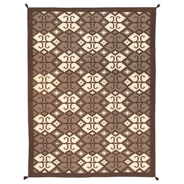 Pasargad's Tuscany-Style Hand-Knotted Wool Area Rug, 9'1"x11'9"