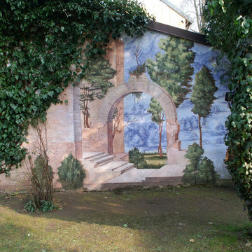 Wandmalerei, Illusionsmalerei, Trompe l´Oeil, Fresken