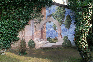 Kleiner Mediterraner Garten in München