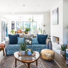 London My Houzz: A Stylist's Love of Textiles Shapes Her Home