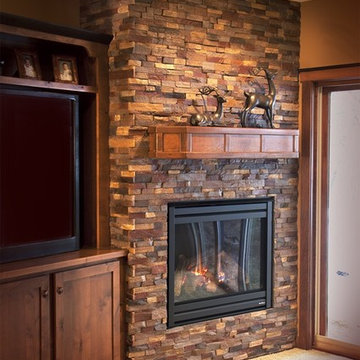 Fireplace Stone Resurfacing