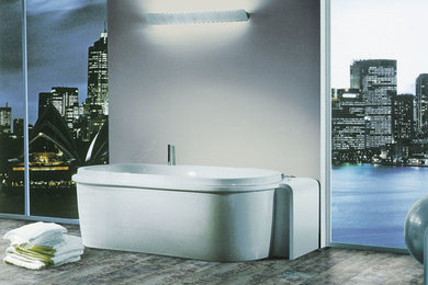 Example of a trendy bathroom design in San Francisco