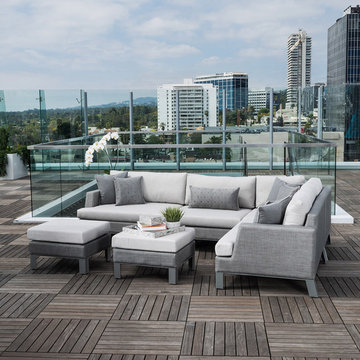 Portofino™ Sling 6pc Sectional - Space Grey