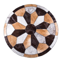 Premium Design Aydin Natural Rug / Hair-on-Hide / Hand Stitched in Europe - Area Rugs