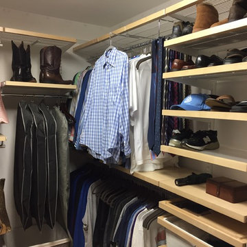 Small Master Closet Makeover
