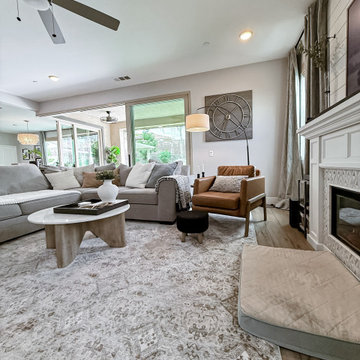 Cozy Flow Living: Family Room & Nook Transformation