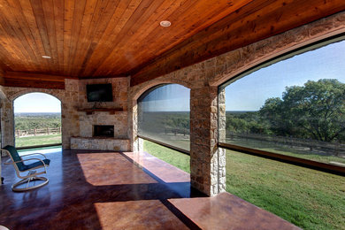 Sunroom - transitional sunroom idea in Dallas
