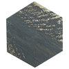 Gaugin Hex Floor and Wall Tile, Catan Shadow, Sample