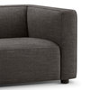 Kyle 2 Piece Sofa and Chair Stain-Resistant Fabric Set, Grey