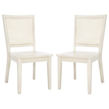 Safavieh Margo Dining Chair, Set of 2, White Washed, White Washed