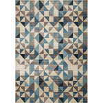 KAS - KAS Heritage 9365 Blue/Gray Scope Area Rug, 5'3"x7'8" - Step into our Heritage Collection and discover the beauty in each pattern. With a warm and earthy color palette, this collection offers a myriad of decorating possibilities. These rugs are machine-woven in Egypt in an 8-color heat set polypropylene with a 1/2" pile height.