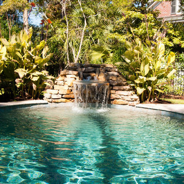 Free Form Pool and Spa