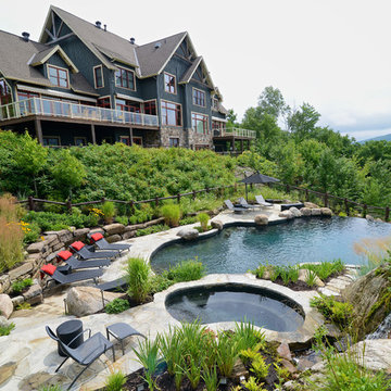 Mountain side spa