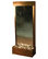 Harmony River Flush Mount Water Fountain, Silver Mirror, Rustic Copper