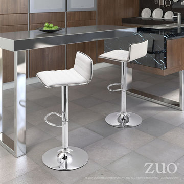 Equation Bar Stool by Zuo Modern