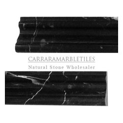 Nero Marquina Black Marble Crown Molding Polished - Products