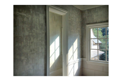 Inspiration for a transitional bathroom remodel in Atlanta