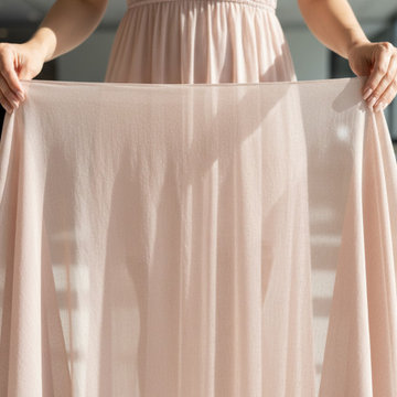 Petal sheer curtain projects