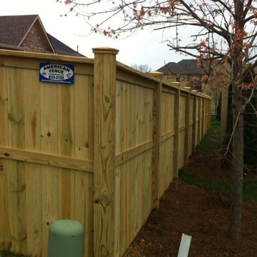Custom Cap Top Trim - Table Top Privacy Fence