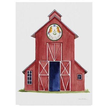 Kathleen Parr Mckenna 'Life On The Farm Barn Element II' Canvas Art