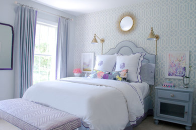 Bedroom - transitional bedroom idea in Philadelphia