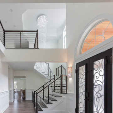 Project #50 | Geometric Staircase with Contrasting Tones