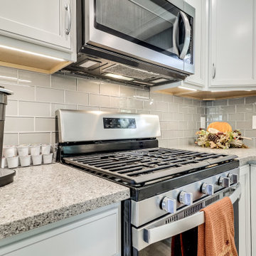 Transitional Two-Finish Kitchen Remodel Woodbridge, VA