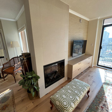 Fireplace redesign.