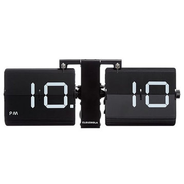 Flipping Out Wall and Tabletop Flip Clock, Battery Operated Digital Display
