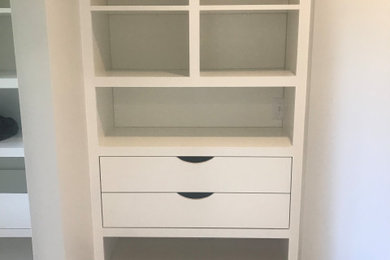 Custom closet built-in cabinet