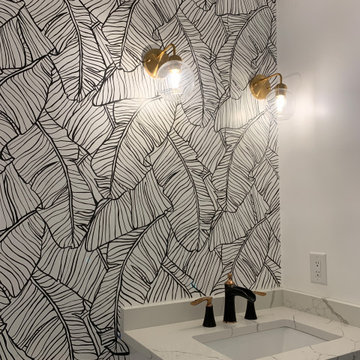 Banana Leaf Mural
