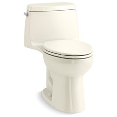 Malibu Home Malibu II Compact Elongated Seat Two Piece Rimless Toilet