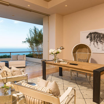 Beach Style Home Office