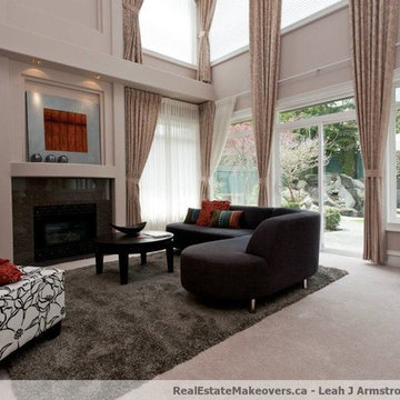 Vacant Property Styling Coquitlam, Westwood Plateau single family home