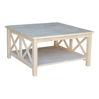 Hampton Square Coffee Table - Transitional - Coffee Tables - by ...