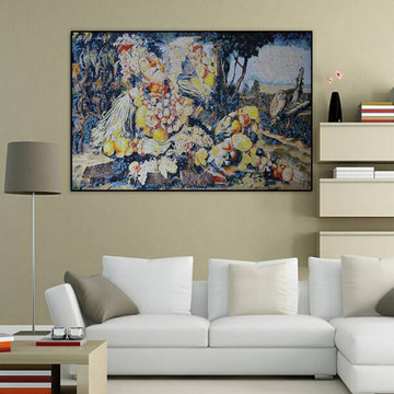 Living Room Mosaic Murals