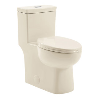 Swiss Madison Voltaire One-Piece Elongated Toilet Side Flush 1.28 GPF - SM-1T114, Matte Black