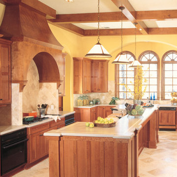 StarMark Kitchen in Cherry finished in Harvest