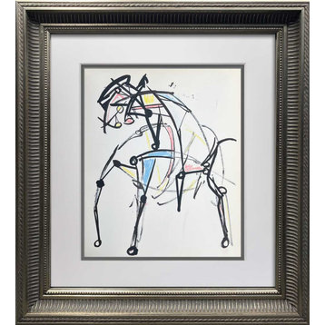 Marino MARINI Ltd EDITION Lithographs "Construction of horse" w/Frame included