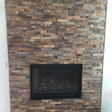 Refaced Fireplace