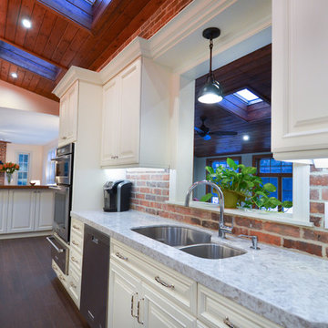 Traditional Two Tone Kitchen in Windham NH