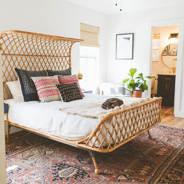 My Houzz: Sweet Pink Touches and Colorful Boho Style in Austin