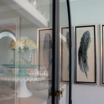 Feathered Luxe Dining & Foyer
