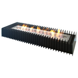 Contemporary Indoor Fireplaces by Ignis Development, Inc.