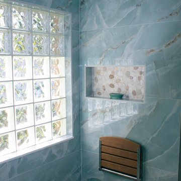 Blue Luxe Bathroom