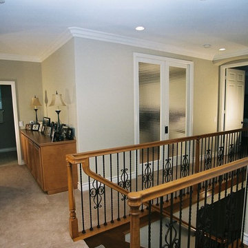 High Ceiling Converted to Home Office
